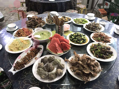山东省烟台市长岛聆海渔家墅 - 餐饮介绍
