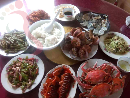 山东省烟台市长岛聆海渔家墅 - 餐饮介绍