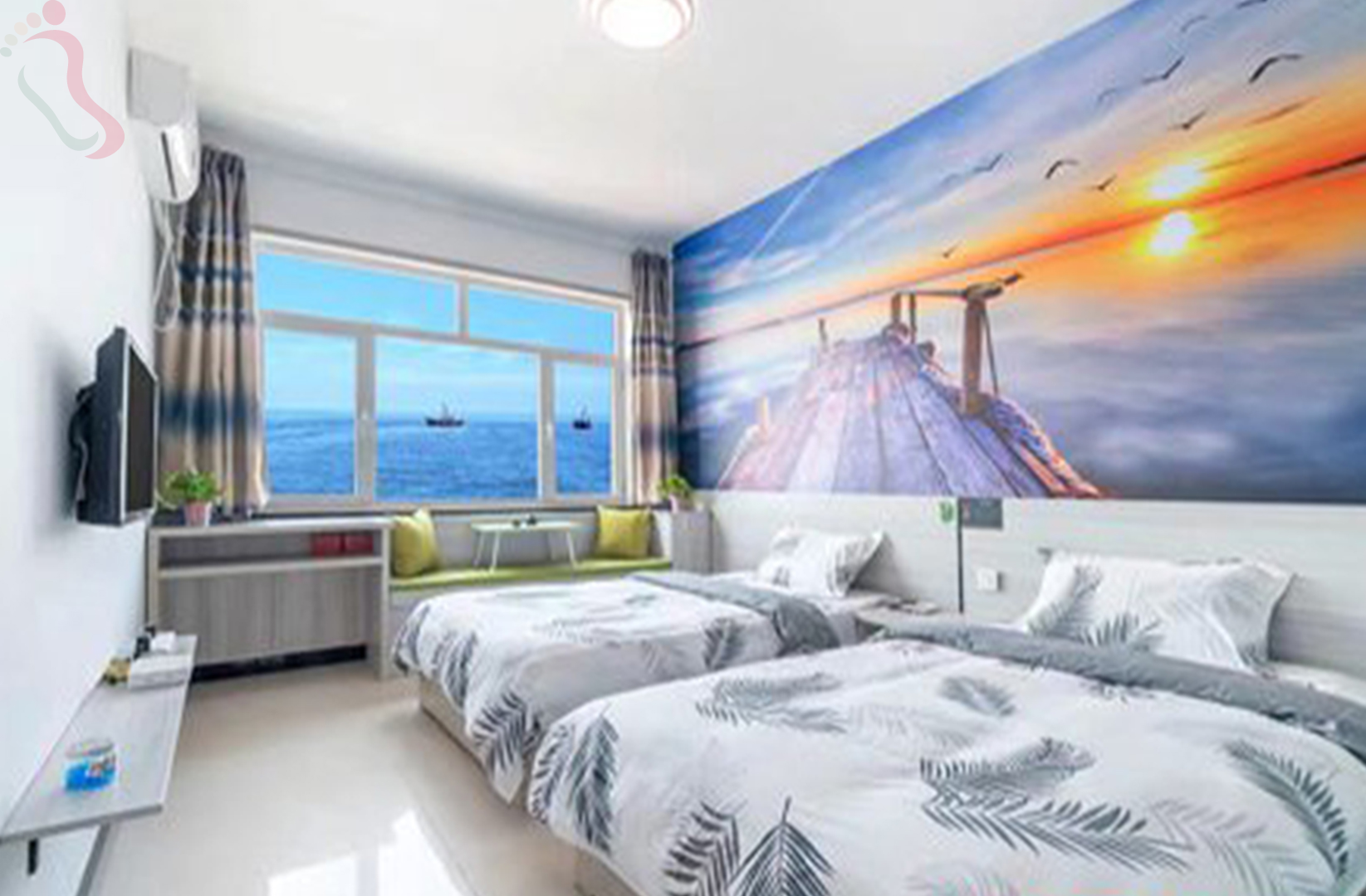 河北秦皇岛抚宁南戴河海岸渔村宾馆房间图片1