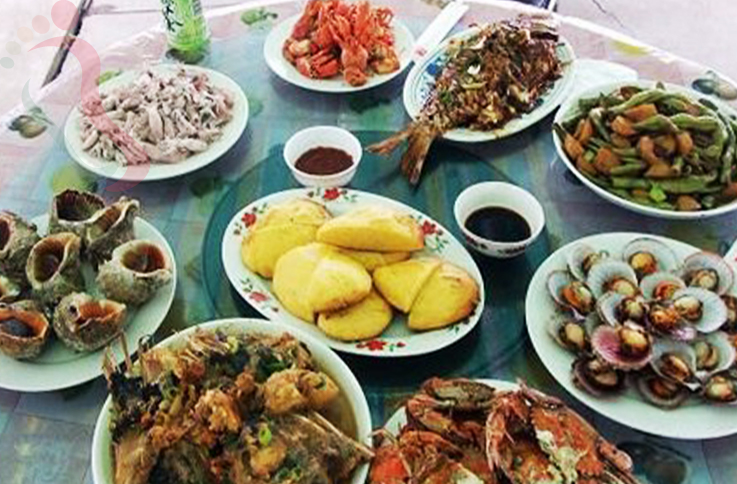 辽宁大连庄河海王九岛艳丽渔家 - 餐饮介绍