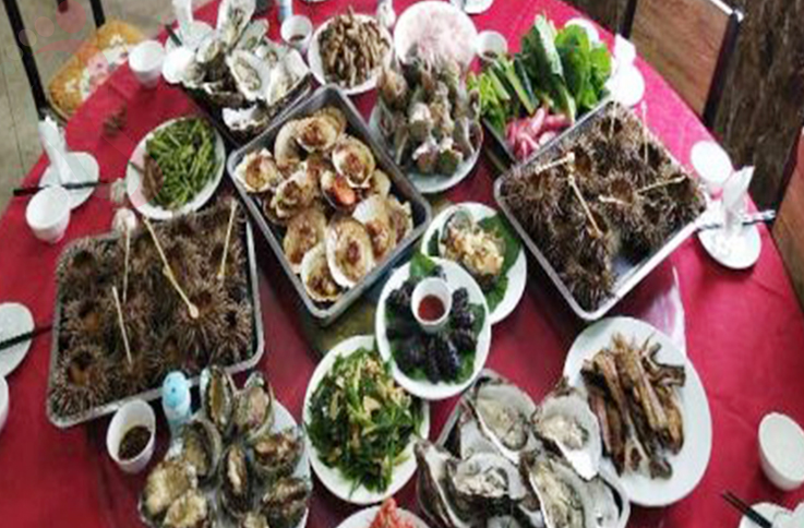 辽宁大连长海县獐子岛尹海渔家民宿 - 餐饮介绍