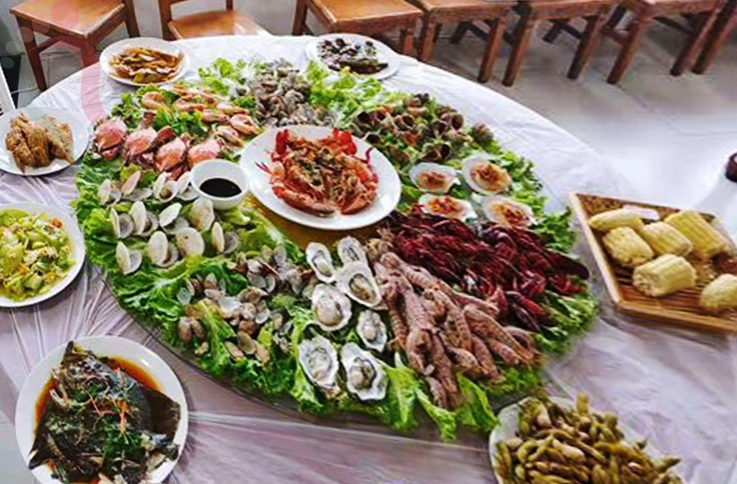 东戴河三鸽缘渔家院 - 餐饮介绍