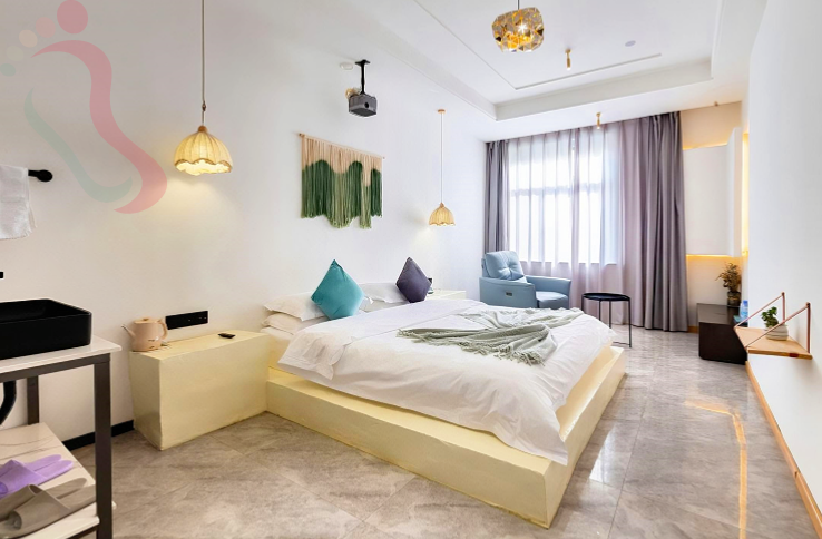 陕西西安碑林荐福寺小雁塔民宿-遇见归宿民宿房间图片1