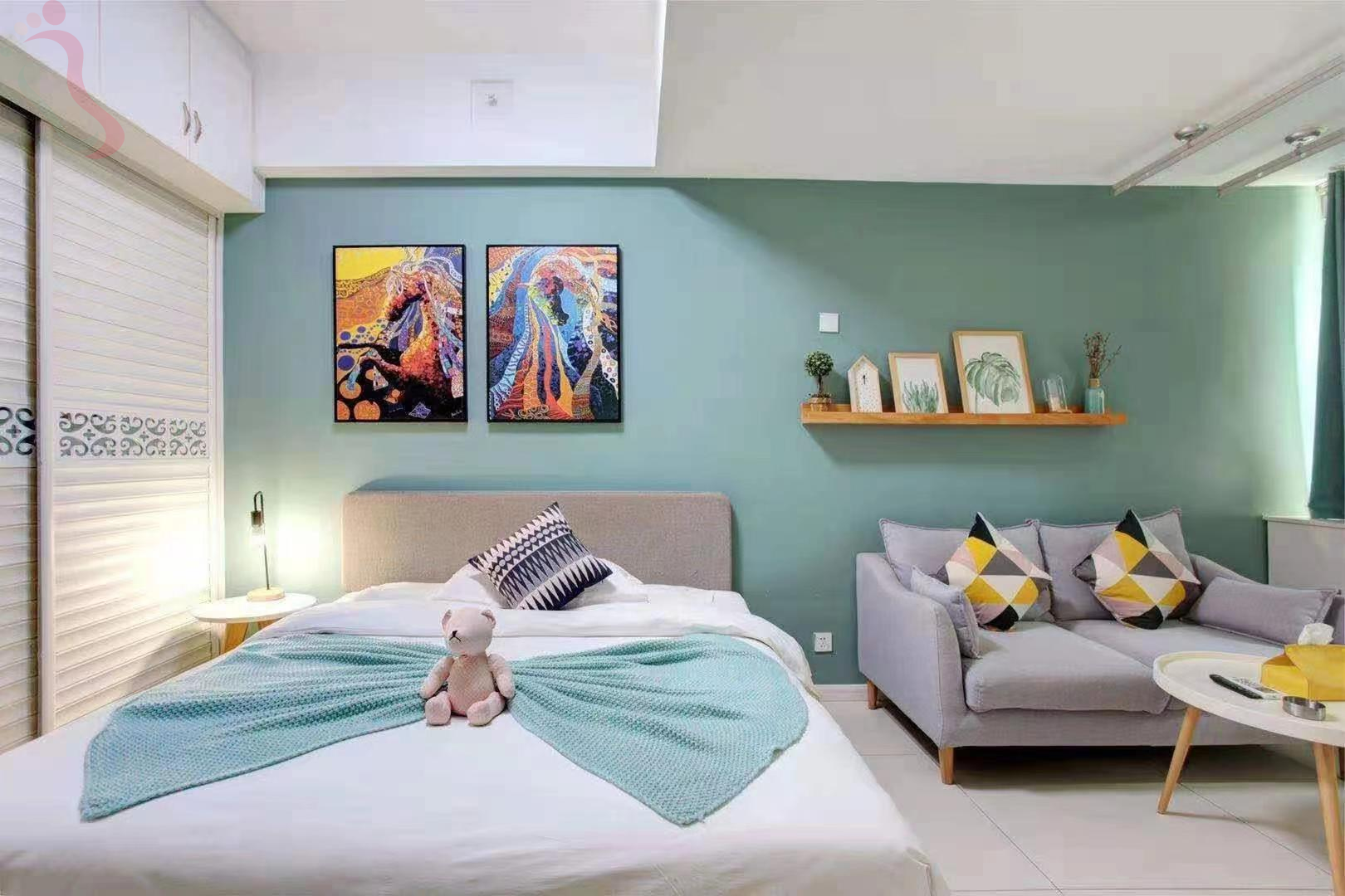 陕西西安雁塔大唐不夜城民宿-十间民宿 - 图片1