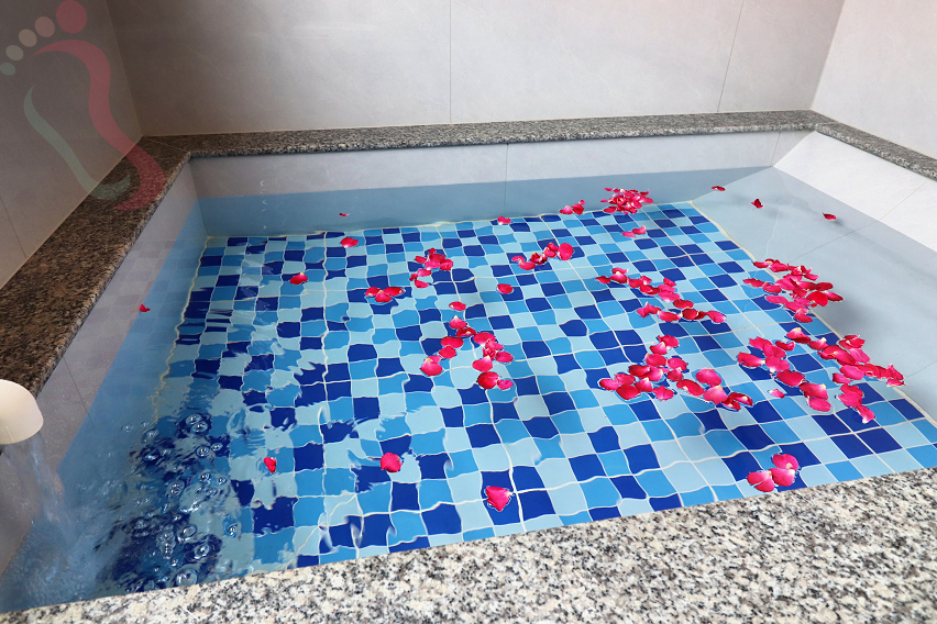 唐山遵化汤泉乡迎圣居民宿私汤温泉私池泡澡洗浴 - 图片4