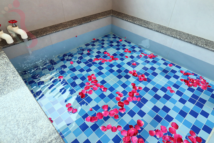 唐山遵化汤泉乡迎圣居民宿私汤温泉私池泡澡洗浴 - 图片2