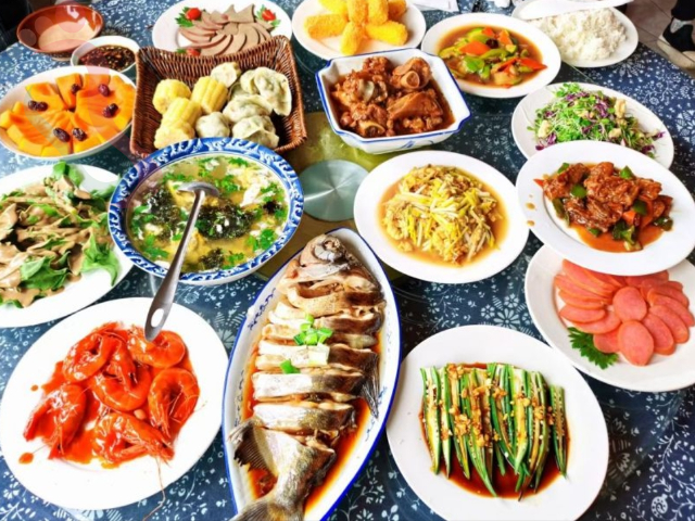 天津蓟县温馨二姐农家院环山湖梨木台九山顶郭家沟民宿餐饮食材地道 - 餐饮介绍