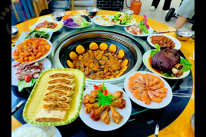 天津蓟县九山顶刘福利农家周边环境好食材新鲜地道农家美食容纳多 - 餐饮介绍